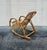Vintage MCM Franco Albini Rattan Rocking Chair For Sale In West Palm - Image 6 of 8