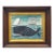 Melinda Kirkpatrick Folk Art Painting of a Sperm Whale, White Whale and Ship For Sale