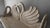 Vintage Hand Carved Pine Swan Motif Bench For Sale - Image 9 of 10