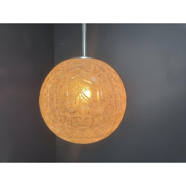 Vintage Pendant Light attributed to Doria Leuchten, 1960s For Sale - Image 4 of 10