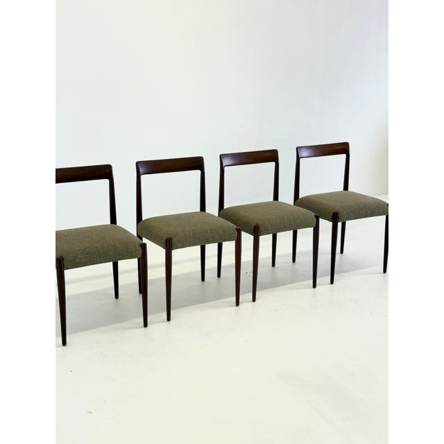 Dining Chairs in Rosewood from Lübke, 1970s, Set of 4 For Sale - Image 4 of 17