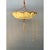 Brutalist Vintage Italian Fortuny Hand Painted Chandelier For Sale - Image 3 of 12