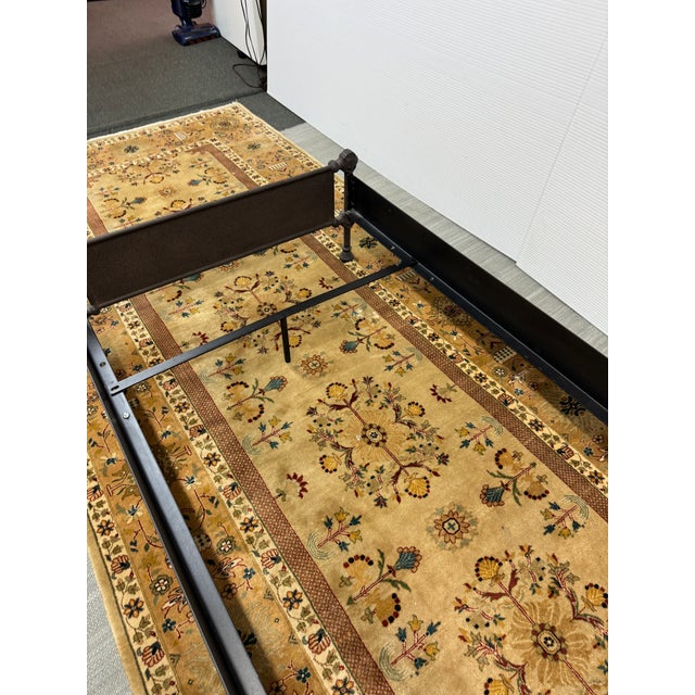 2010s Twin Size Restoration Hardware Academie Bed Frame For Sale - Image 5 of 12