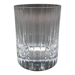 Mid 20th Century Baccarat Crystal Harmonie Triple Old Fashioned Tumbler Glass Ice Holder 4 5/8"