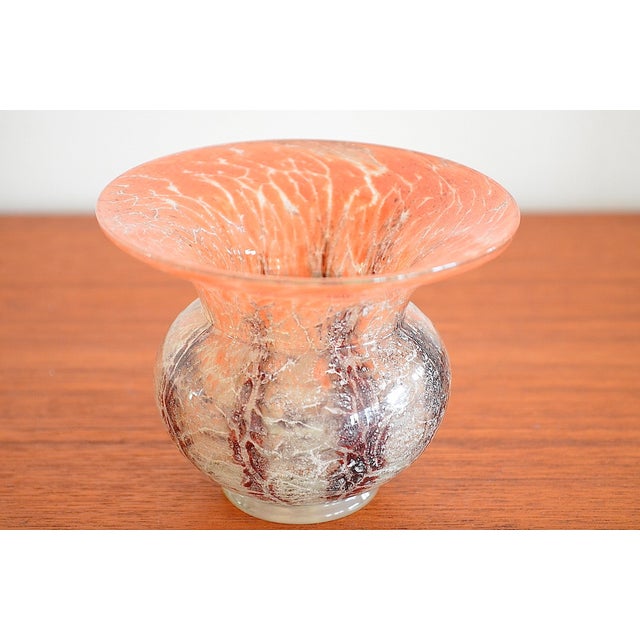 Bauhaus Ikora Glass Vase by Karl Wiedmann for WMF, 1930s For Sale - Image 3 of 7