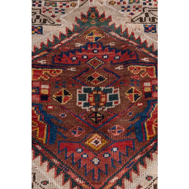 Antique Circa 1900 Oversize Brown Serab Hand Knotted Wool Runner 4ft 1in X 22ft 3in For Sale - Image 13 of 14