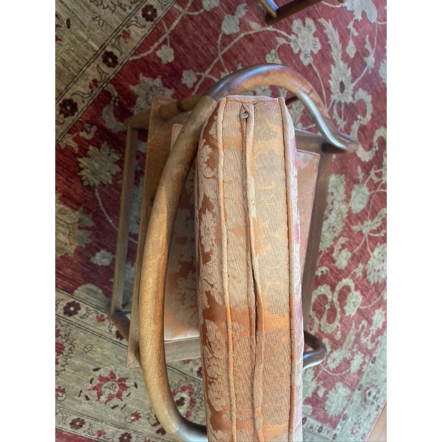 Pair of Vintage Chinoiserie Chairs in Mozambique Wood For Sale - Image 15 of 17