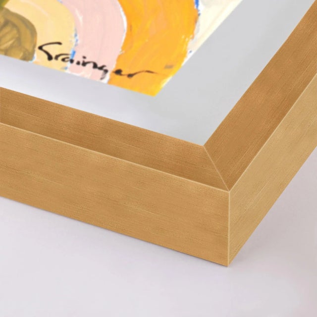 DESCRIPTION: Ava by Lesley Grainger in Gold Frame, Medium Art Print SPECIFICATIONS: Type: Framed Paper. Framed Size (in):...