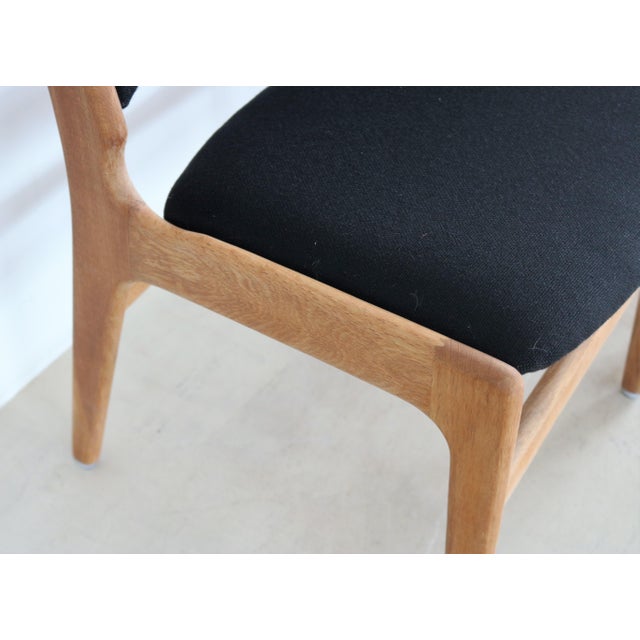 Vintage Dining Chairs in Oak, 1960s, Set of 4 For Sale - Image 4 of 9