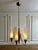 Danish Modern Teak and Brass Chandelier by Bent Karlby for Lyfa, Denmark, 1960s For Sale - Image 13 of 13