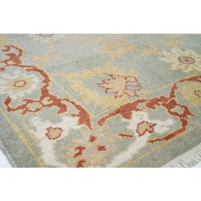 19th Century Oushak Rug 4'1'' X 6'1'' For Sale - Image 5 of 10