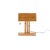 Rattan Modern Bp Desk Lamp, Handcrafted Pencil Reed Rattan, Art Deco Style For Sale - Image 6 of 8