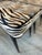 Ottomans with Striped Upholstery, Italy, 1950, Set of 2 For Sale - Image 6 of 12