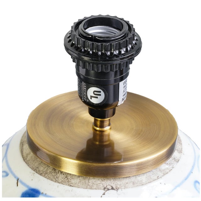 Matthew Izzo Home Wedding Clay Pot Table Lamp For Sale - Image 4 of 5