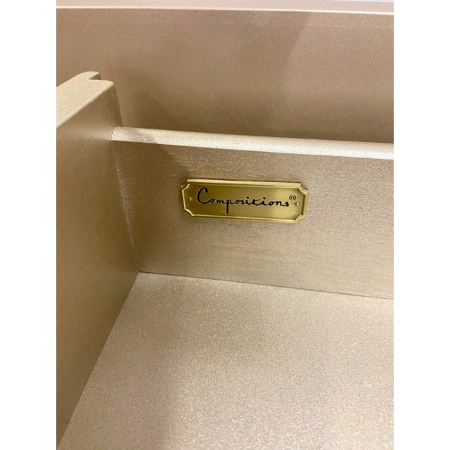 Caracole Compositions Modern Adela Nightstand For Sale - Image 10 of 11