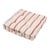Austin Stripe Red Floor Cushion For Sale