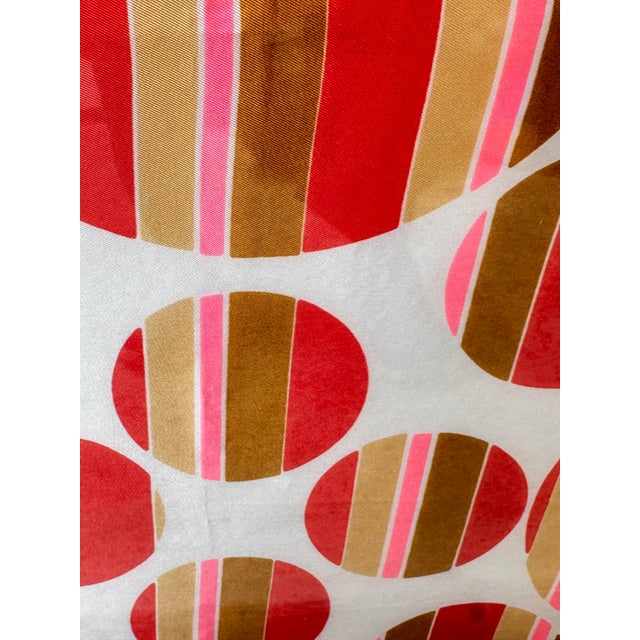 Mid-Century Modern Vintage Vera Neumann Framed Scarf For Sale - Image 3 of 5