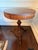 Vintage Chippendale-Style Mahogany Drum Table With Drawer & Claw Feet For Sale - Image 9 of 10