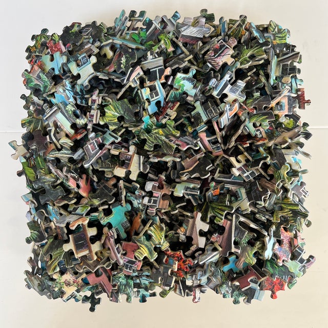 "Bahama Breeze" Abstract Mixed-Media Sculpture by Jeffrey Wilcox Paclipan For Sale - Image 13 of 13