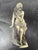 Vintage hand-painted sheet-metal panel depicting Susanna, based on the 1869 marble sculpture by Italian artist Giovanni...