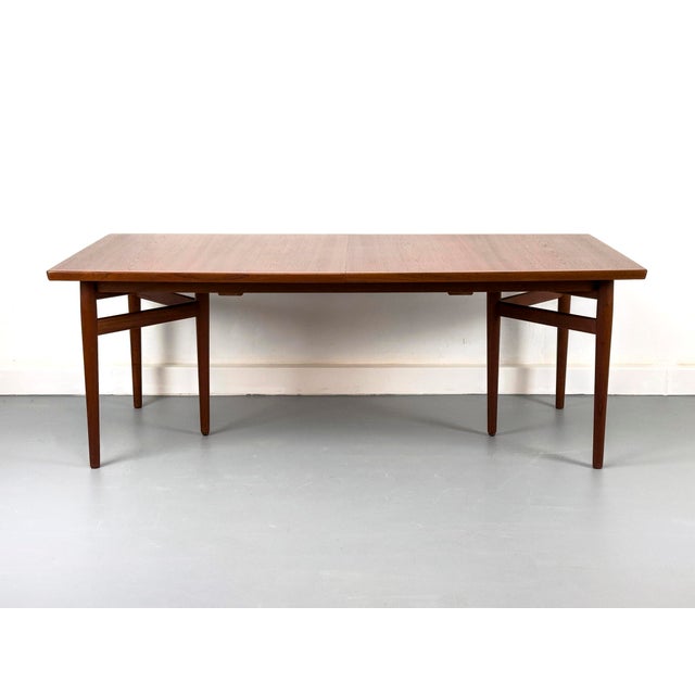 1960s Model 201 Dining Table in Teak by Arne Vodder for Sibast, 1960s For Sale - Image 5 of 18