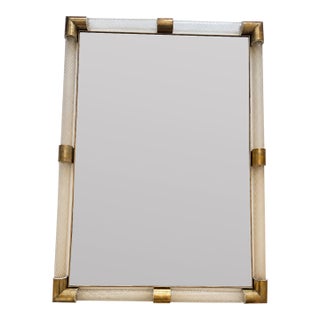 Monumental Italian Venetian “Torciglione” Torchon Murano Glass Wall Mirror in Venini Style For Sale