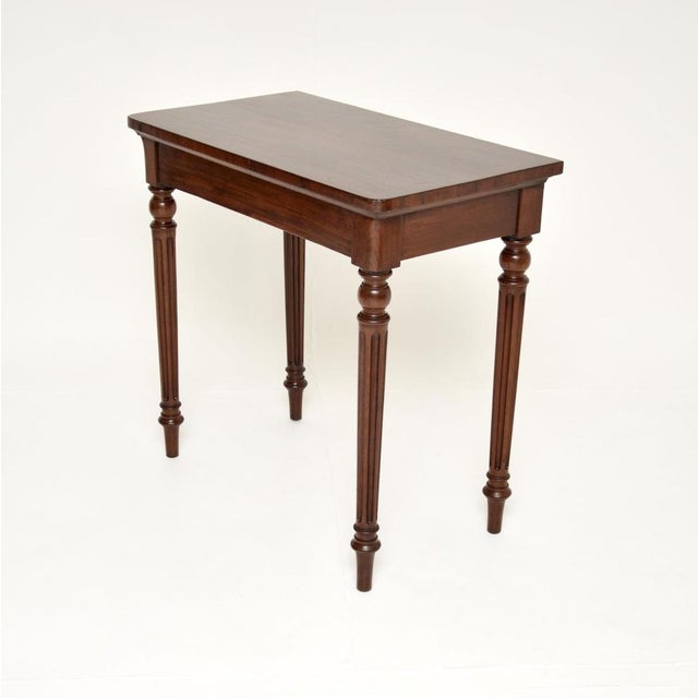 Antique Victorian Console Table, 1840s For Sale - Image 4 of 9
