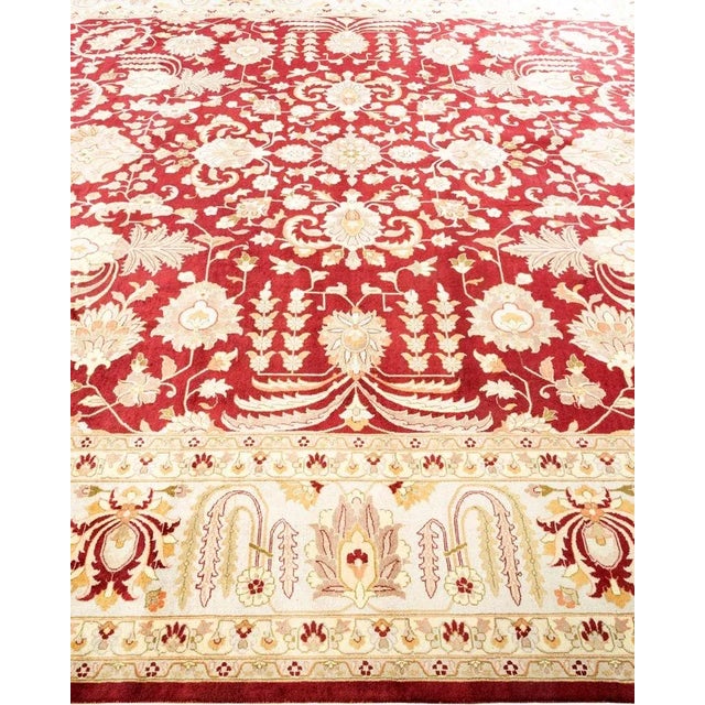 Solo Rugs Mogul, One-of-a-Kind Hand-Knotted Area Rug in Purple, 9' 3" x 12' 2" For Sale - Image 4 of 8