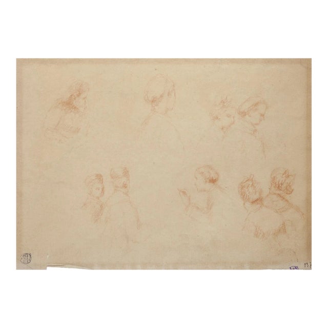 Studies Original Pencil Drawing For Sale