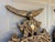 Mid 20th Century Pair of Monumental Federal Giltwood Eagle Convex Mirrors For Sale - Image 5 of 18