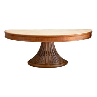 Demilune Console by Vittorio Dassi, 1940s For Sale