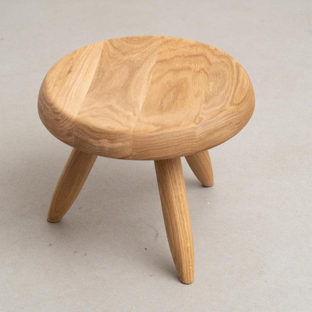 Wood Wood Meribel Stool by Charlotte Perriand for Cassina, Set of 2 For Sale - Image 7 of 10