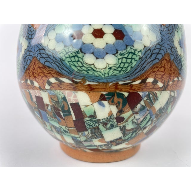 Atelier Gerbino Jean Gerbino Mosaic Ceramic Vase, Vallauris, France, Mid-20th Century For Sale - Image 4 of 12