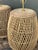 Early 21st Century Vintage Woven Rattan Lamps - A Pair For Sale - Image 5 of 12