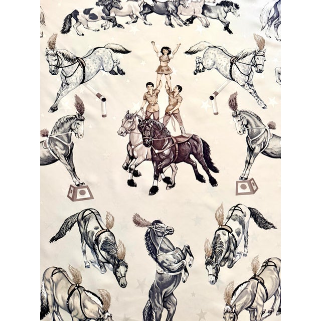 1990s Hermès en Piste Silk Scarf 1998 by Robert Dallet For Sale - Image 5 of 12