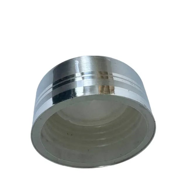 Metal T100 Silver Water Bottle Flask Tight Handmade Sterling Fitted Screw Lid Sterling Bar Cocktail Shaker For Sale - Image 7 of 12