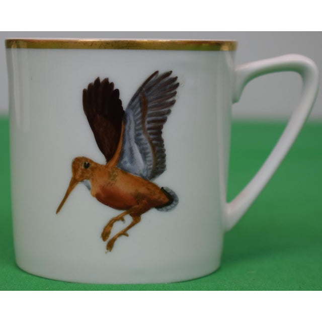 Set X 6 Abercrombie & Fitch Gamebird Porcelain Mugs For Sale In New York - Image 6 of 8