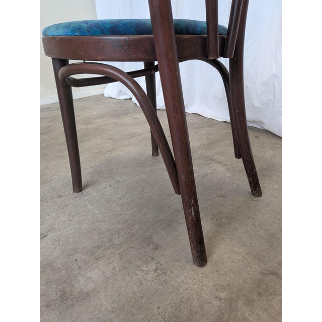 Vintage Bentwood Dining Chair with Upholstered Seat, 1970s For Sale - Image 9 of 14