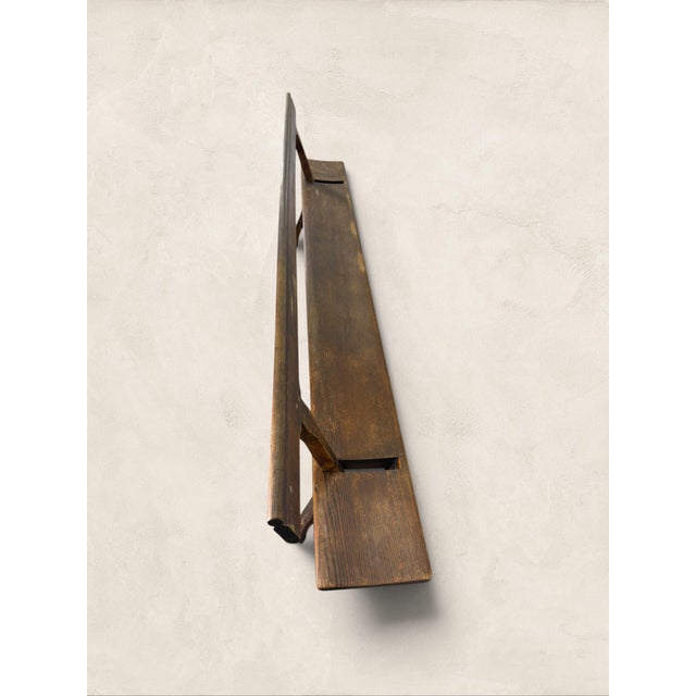 Late 19th Century Antique English Large Reversible Back Tram Bench, 9’ Long For Sale - Image 16 of 16