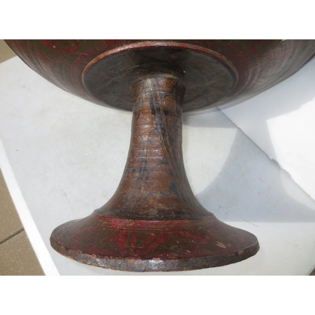 Wood and Lacquer Table Plateau From Indonesia For Sale - Image 4 of 10