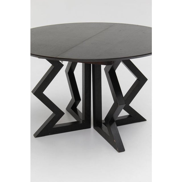 Vintage French Table in Wenge, 1990s For Sale - Image 12 of 13
