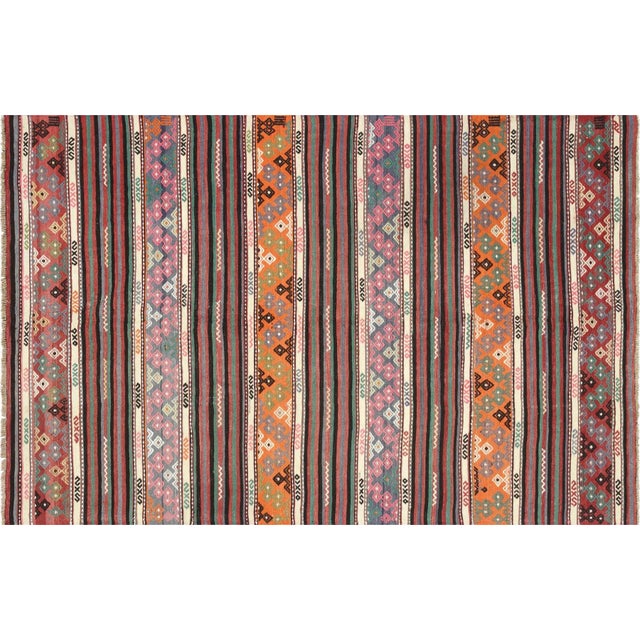 1950s Turkish Kilim Rug For Sale