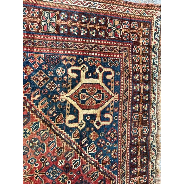 Antique Qashqai Rug, 1890s For Sale - Image 17 of 18