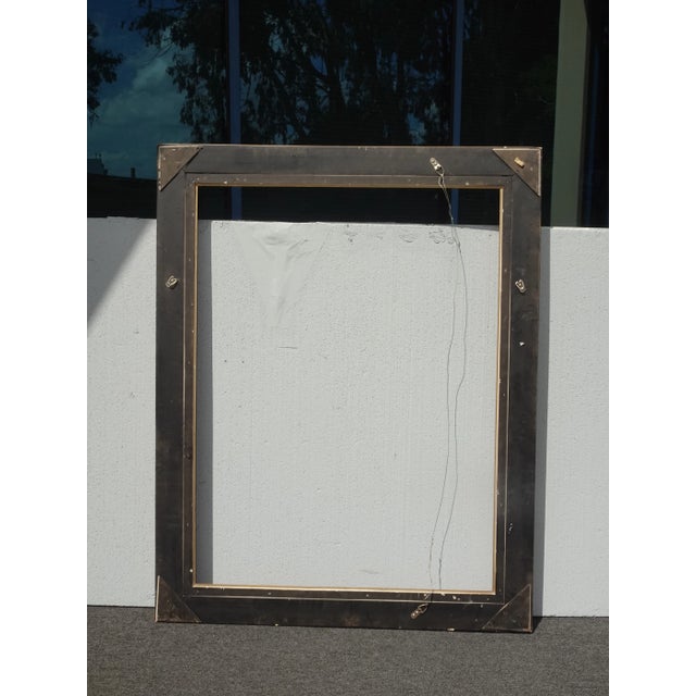 Large 58"Tallx45 Vintage French Country Gold Ornate Picture Frame For Sale - Image 11 of 11
