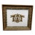 Hollywood Prop House Baroque Style Gilt Cartouche Wall Plaque in Ornate Frame For Sale