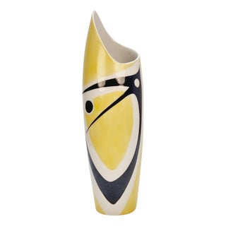 Vintage Art Deco Zsolnay Porcelain Vase by János Török, 1960s For Sale