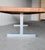 Mid Century Bauhaus Butcher Block Oak and Aluminum Table For Sale - Image 11 of 11