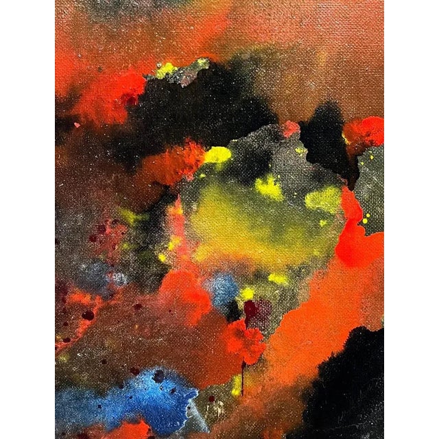 Jos De Cock, Night's Glimmer, Oil on Canvas, 1963 For Sale - Image 7 of 15