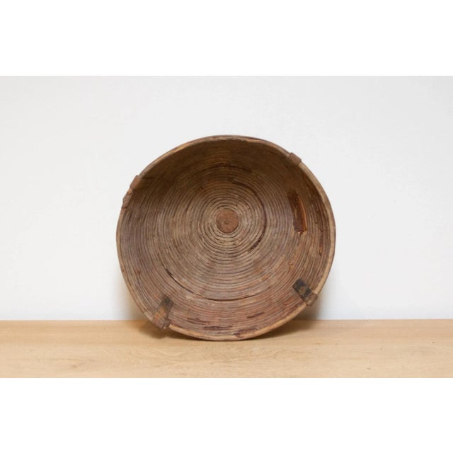 Vintage Farmhouse Wicker Basket-Siliguri For Sale In Los Angeles - Image 6 of 7