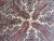 Vintage Pink & Red Paisley Silk Twill Scarf Throw Pillow Cover For Sale - Image 4 of 4